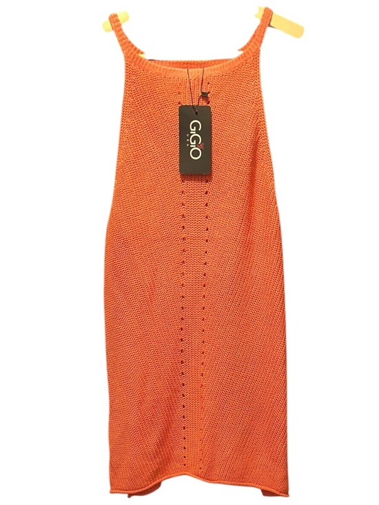 Gigio Dresses & Skirts - Gigio Coral Knit Tank Midi Dress